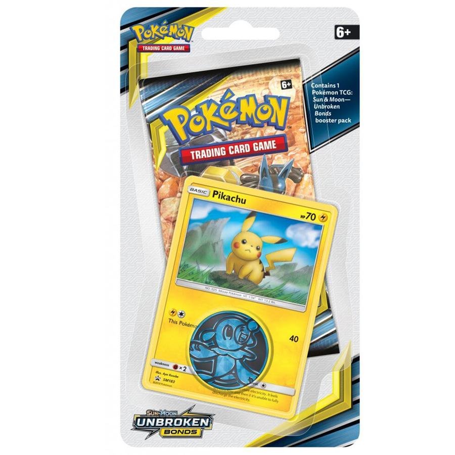 Sun & Moon Unbroken Bonds Checklane Blister W/ Eevee Promo (Pokemon ...